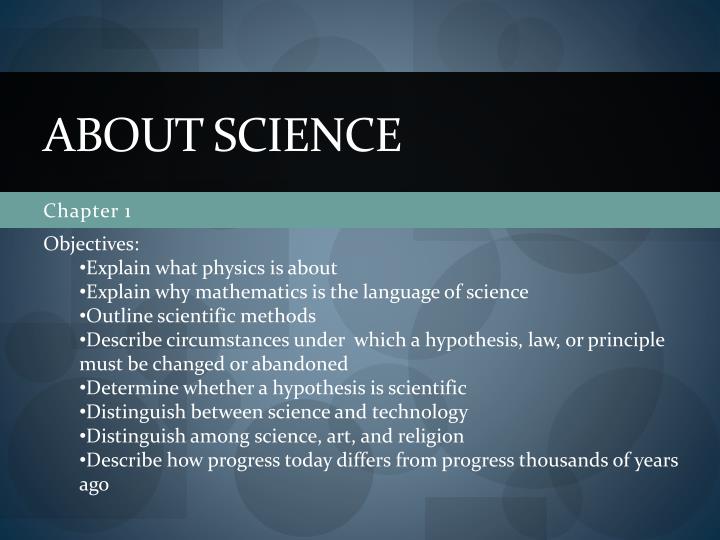 about science