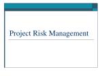 Project Risk Management