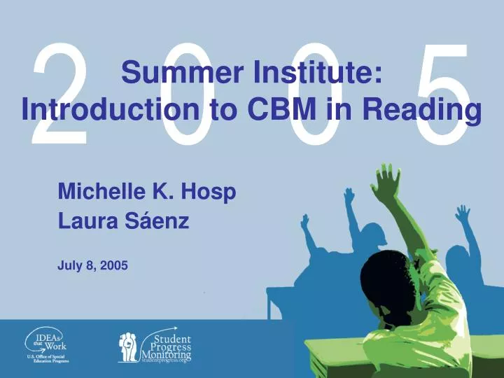 summer institute introduction to cbm in reading