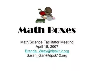 Math Boxes