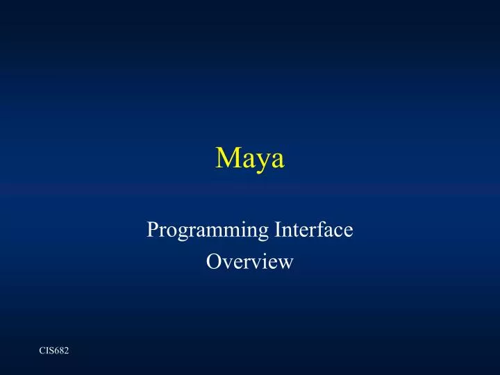 PPT - Maya PowerPoint Presentation, Free Download - ID:435492