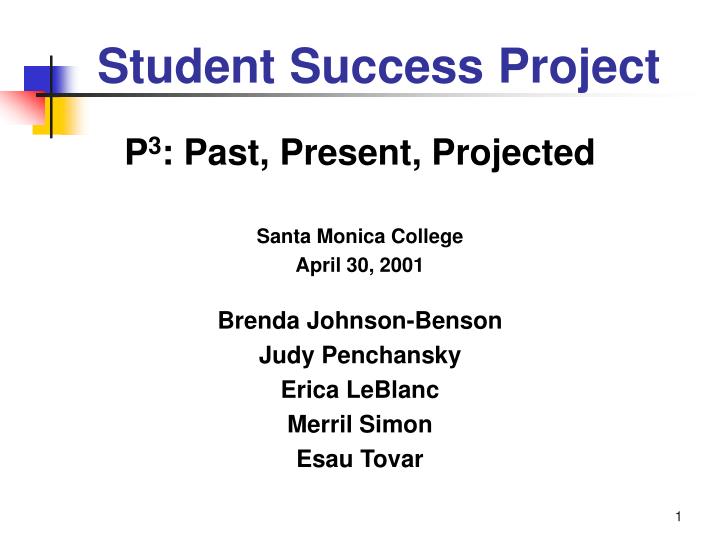 student success project
