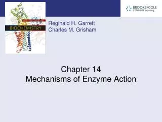 Chapter 14 Mechanisms of Enzyme Action