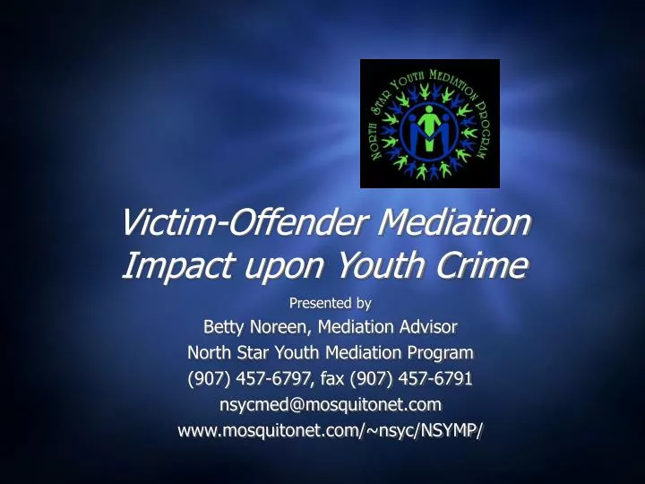 victim offender mediation impact upon youth crime