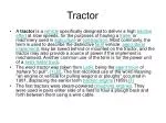 Tractor - slide 1