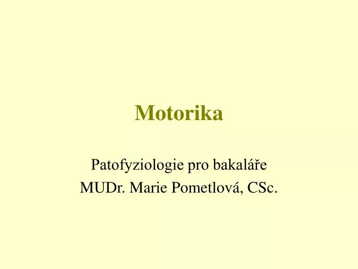 motorika