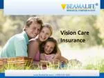 Vision Care Insurance - slide 1