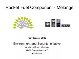 Rocket Fuel Component - Melange