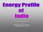 Energy Profile of India