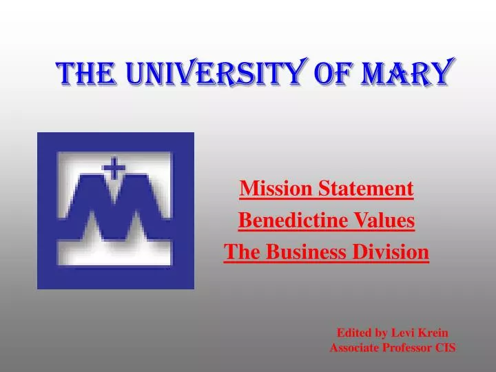 the university of mary