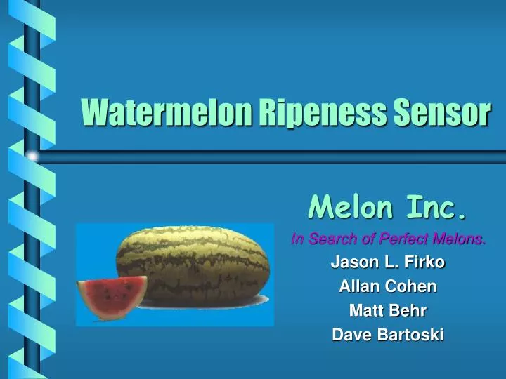 watermelon ripeness sensor