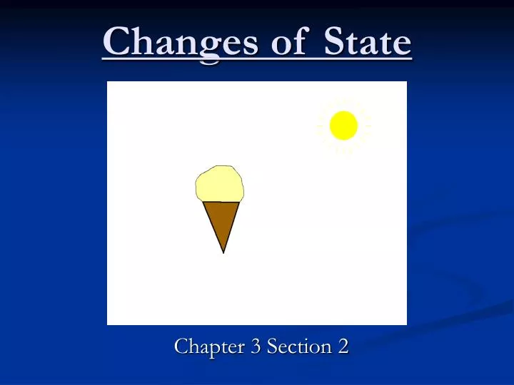 changes of state