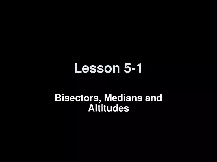 lesson 5 1