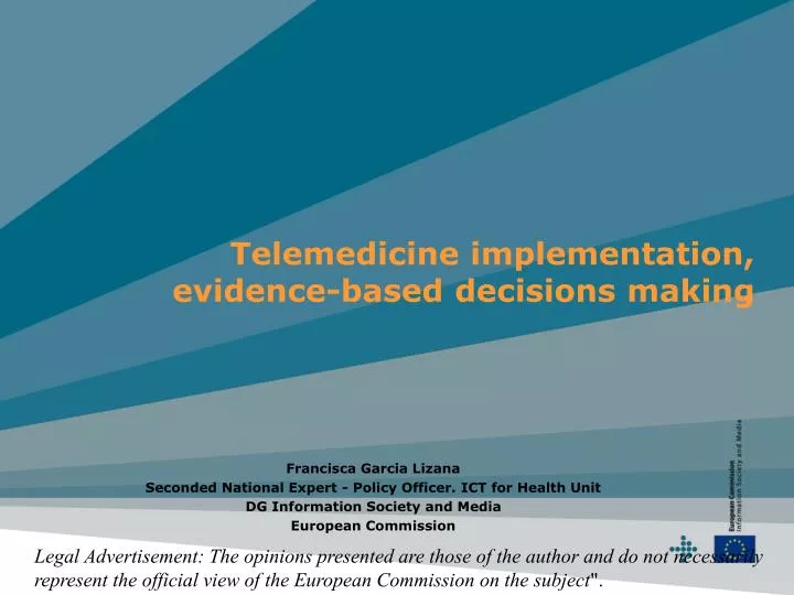 telemedicine implementation evidence based decisions making