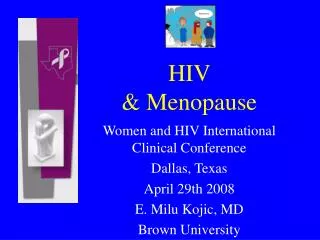 HIV &amp; Menopause