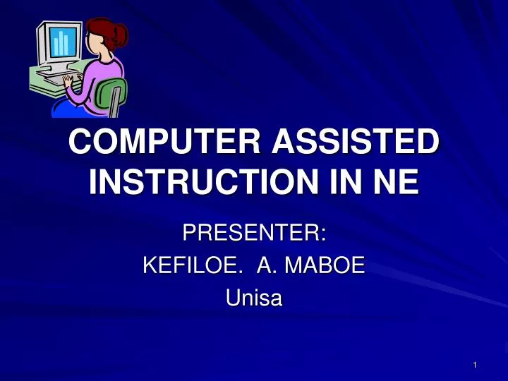 computer assisted instruction in ne