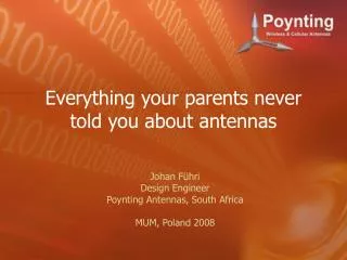 Everything your parents never told you about antennas