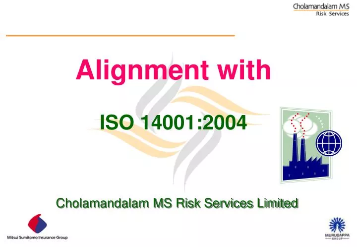 alignment with iso 14001 2004