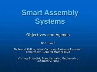 Smart Assembly Systems