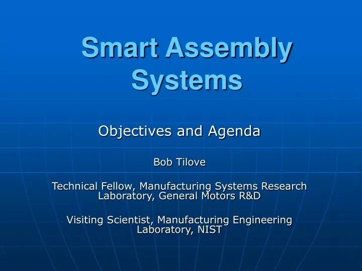 smart assembly systems