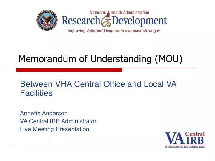 memorandum of understanding mou