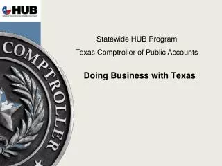 Doing Business with Texas