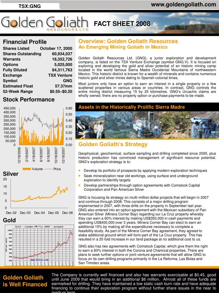 overview golden goliath resources an emerging mining goliath in mexico
