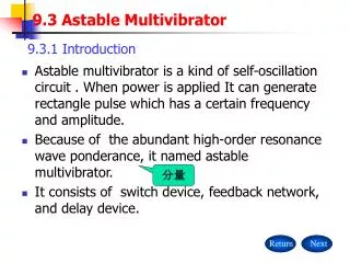9.3 Astable Multivibrator
