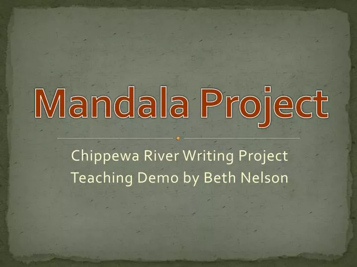 mandala project