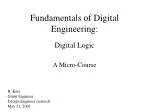 Fundamentals of Digital Engineering: - slide 1