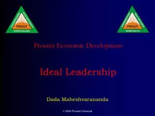 Proutist Economic Development Ideal Leadership