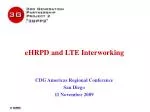 eHRPD and LTE Interworking - slide 1