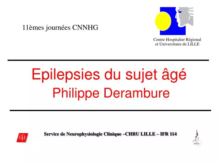 epilepsies du sujet g philippe derambure