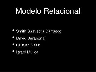 Modelo Relacional