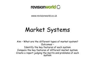 Market Systems