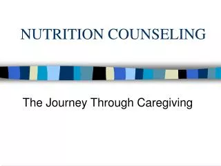 NUTRITION COUNSELING