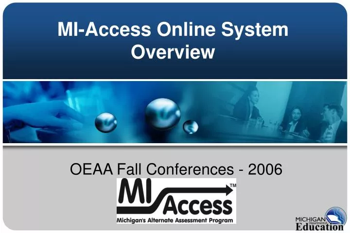 mi access online system overview