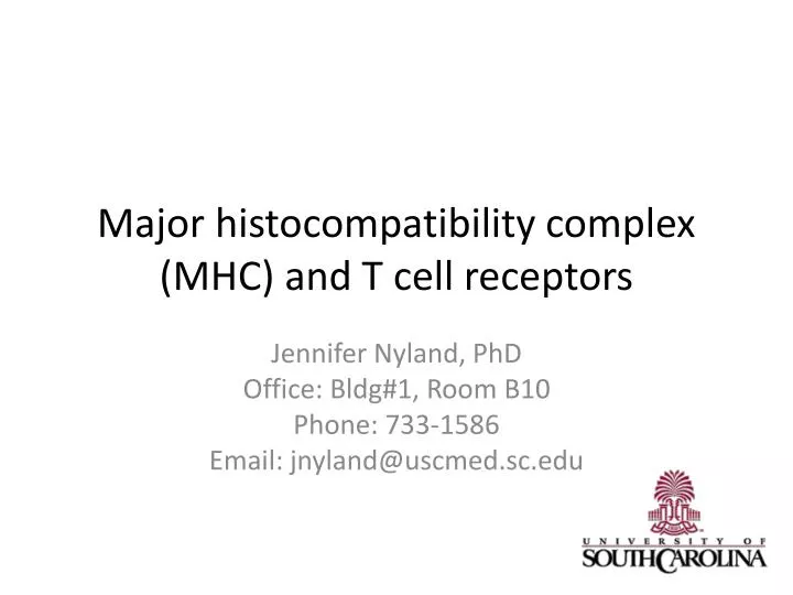major histocompatibility complex mhc and t cell receptors
