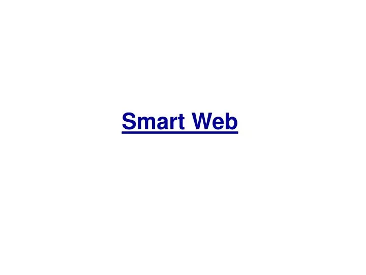 smart web