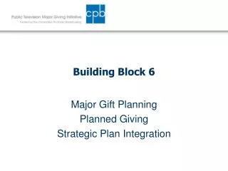 Building Block 6