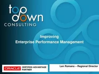 Improving Enterprise Performance Management