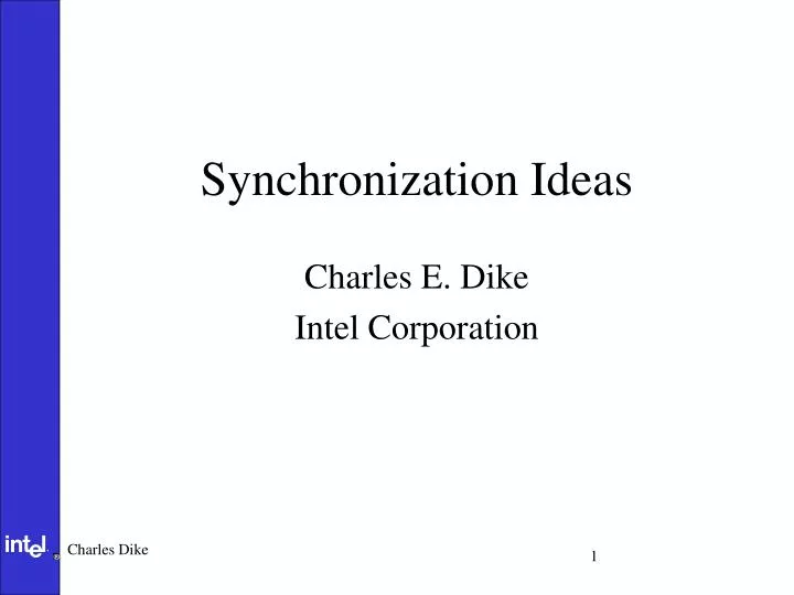 synchronization ideas