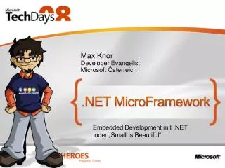 .NET MicroFramework