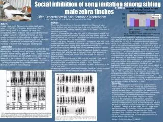 Social inhibition of song imitation among sibling male zebra finches