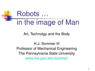 Robots … in the image of Man