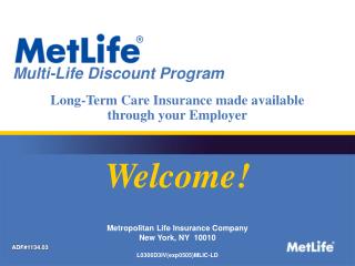 Metropolitan Life Insurance Company New York, NY 10010 L0306D3IV(exp0505)MLIC-LD