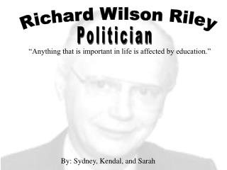 Richard Wilson Riley