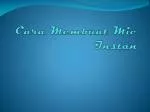 Cara Membuat Mie Instan - slide 1