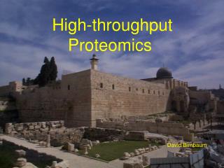 High-throughput Proteomics