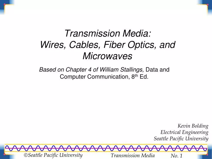 transmission media wires cables fiber optics and microwaves